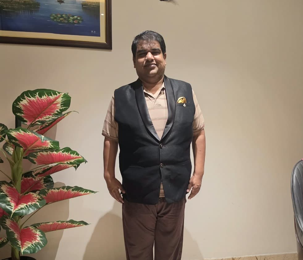 Ashu Aggarwal at the Aggarwal Hardware & Plywood showroom