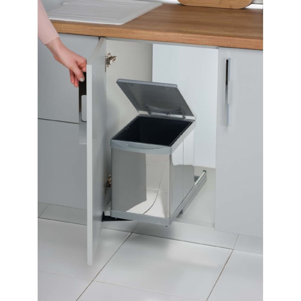 Built-in kitchen autolid dustbin unit