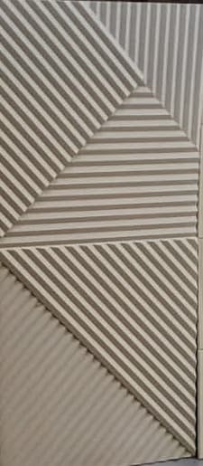 Fluted panel wall texture