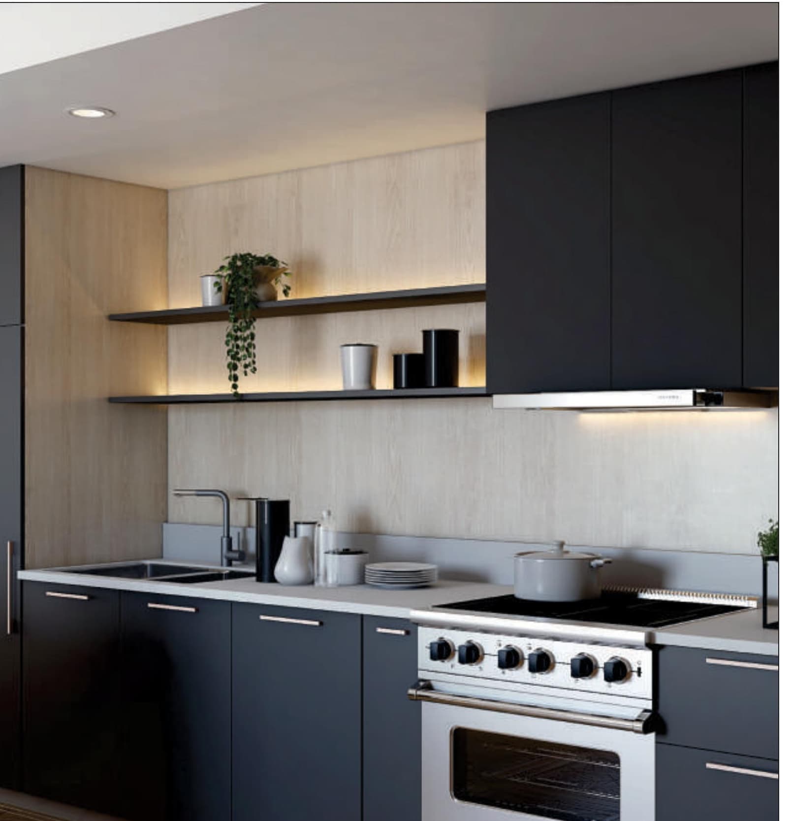 Custom-built modular kitchen