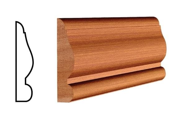 Decorative wooden moulding profiles